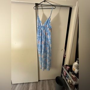 Blue Floral Sundress